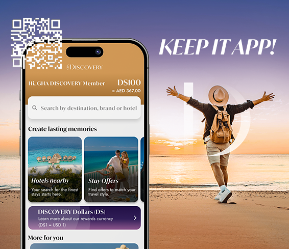 Earn an additional D$5 for all eligible stays booked through the GHA DISCOVERY app and completed stays by 31 March 2025.
